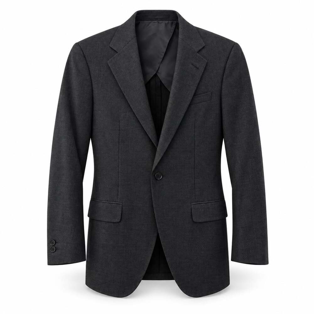 Knot Standard Wool Blazer Charcoal Gray Sport Coat
